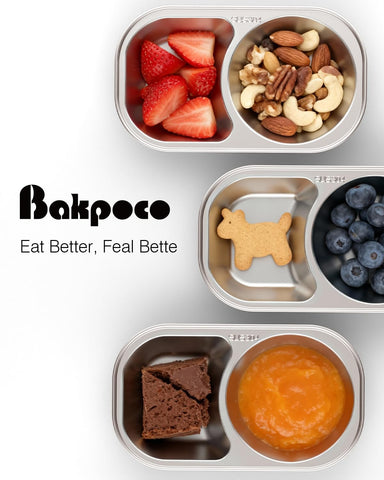 Bakpoco plato infantil resistente y ligero para manos pequeñas