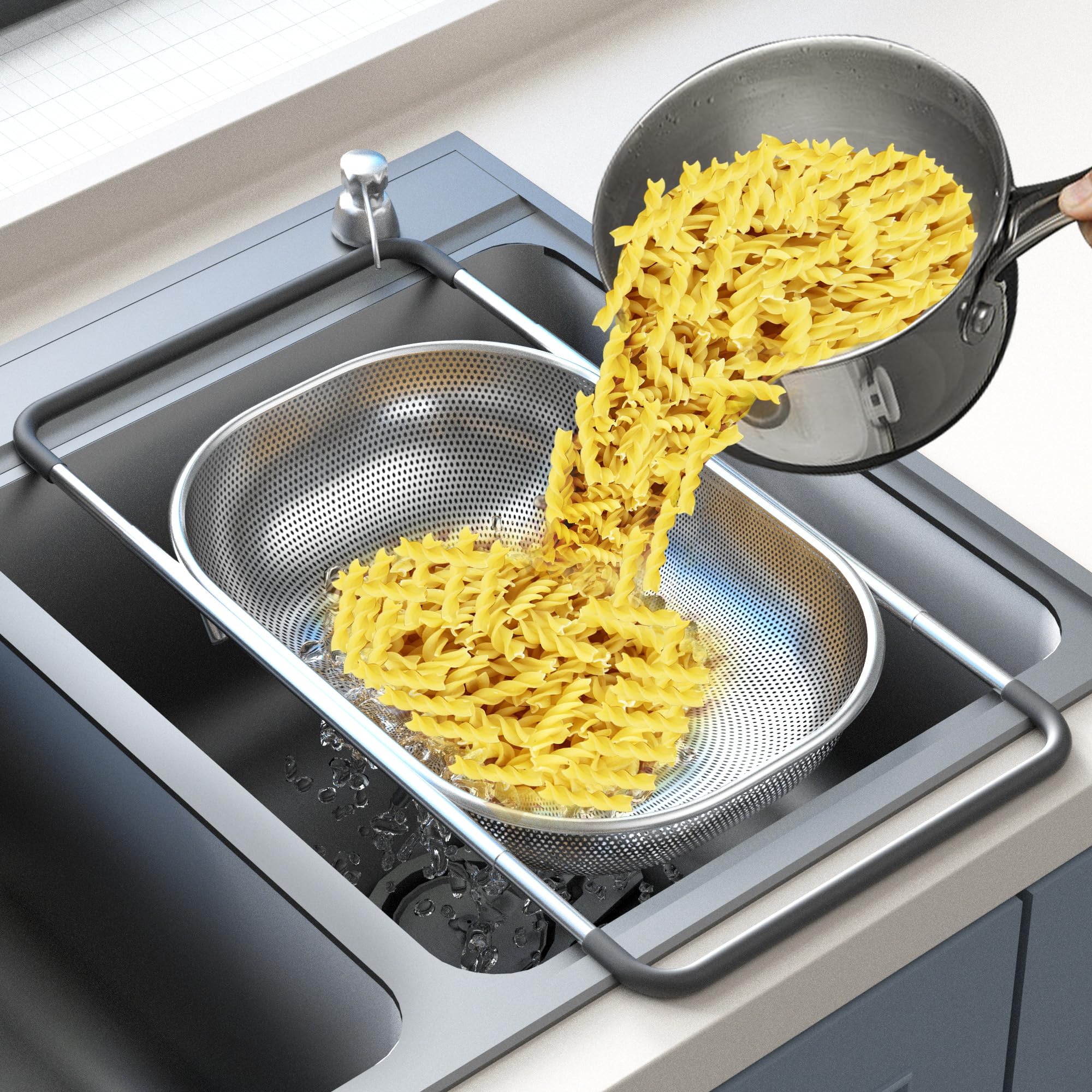 Balavina colador ergonomico diseno facilita uso diario en la cocina