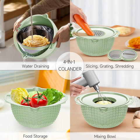 Balavina diseño rotativo mantiene el colador horizontal al verter