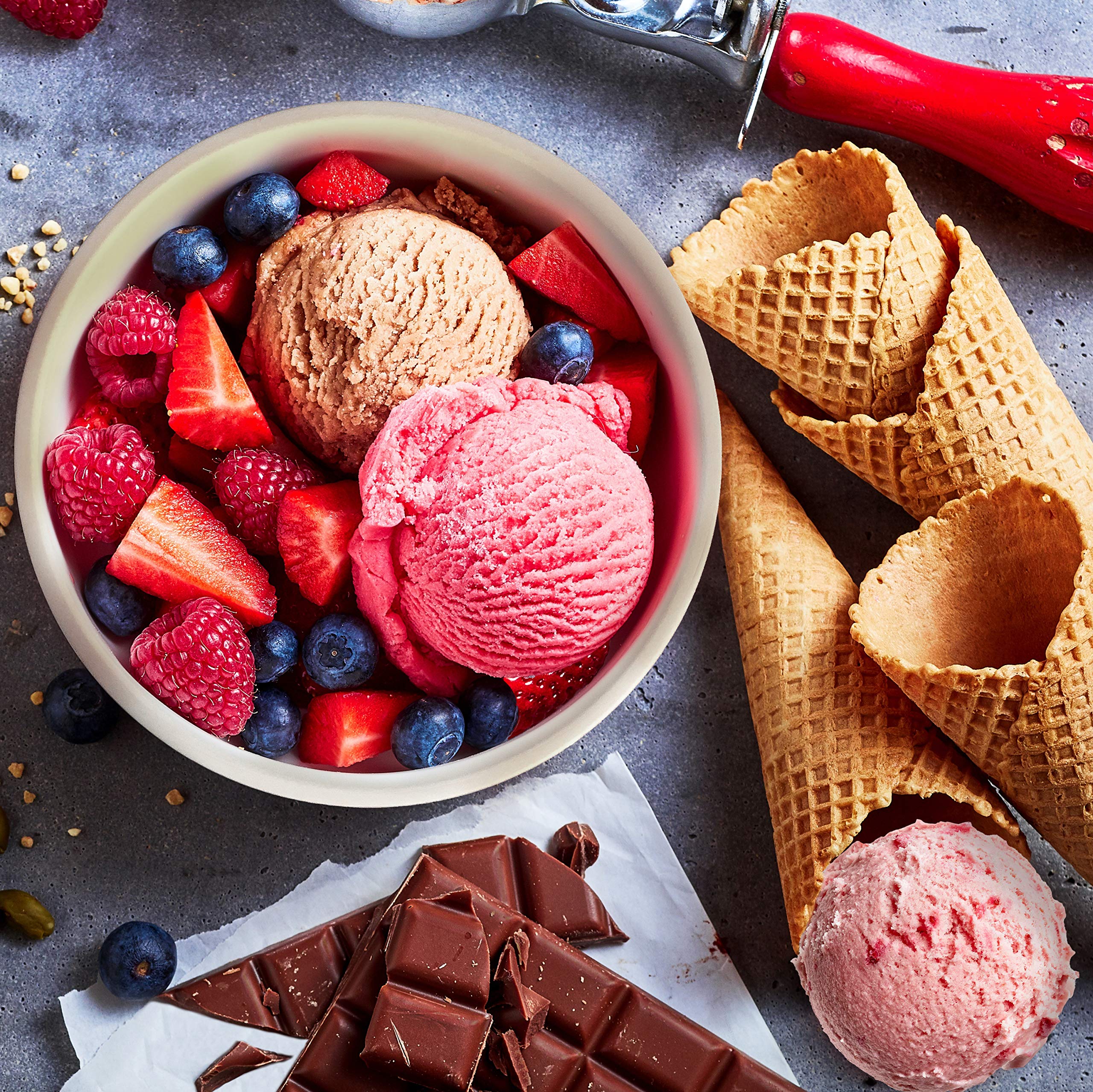 BALCI contenedores helado lavables en lavavajillas para limpieza rápida