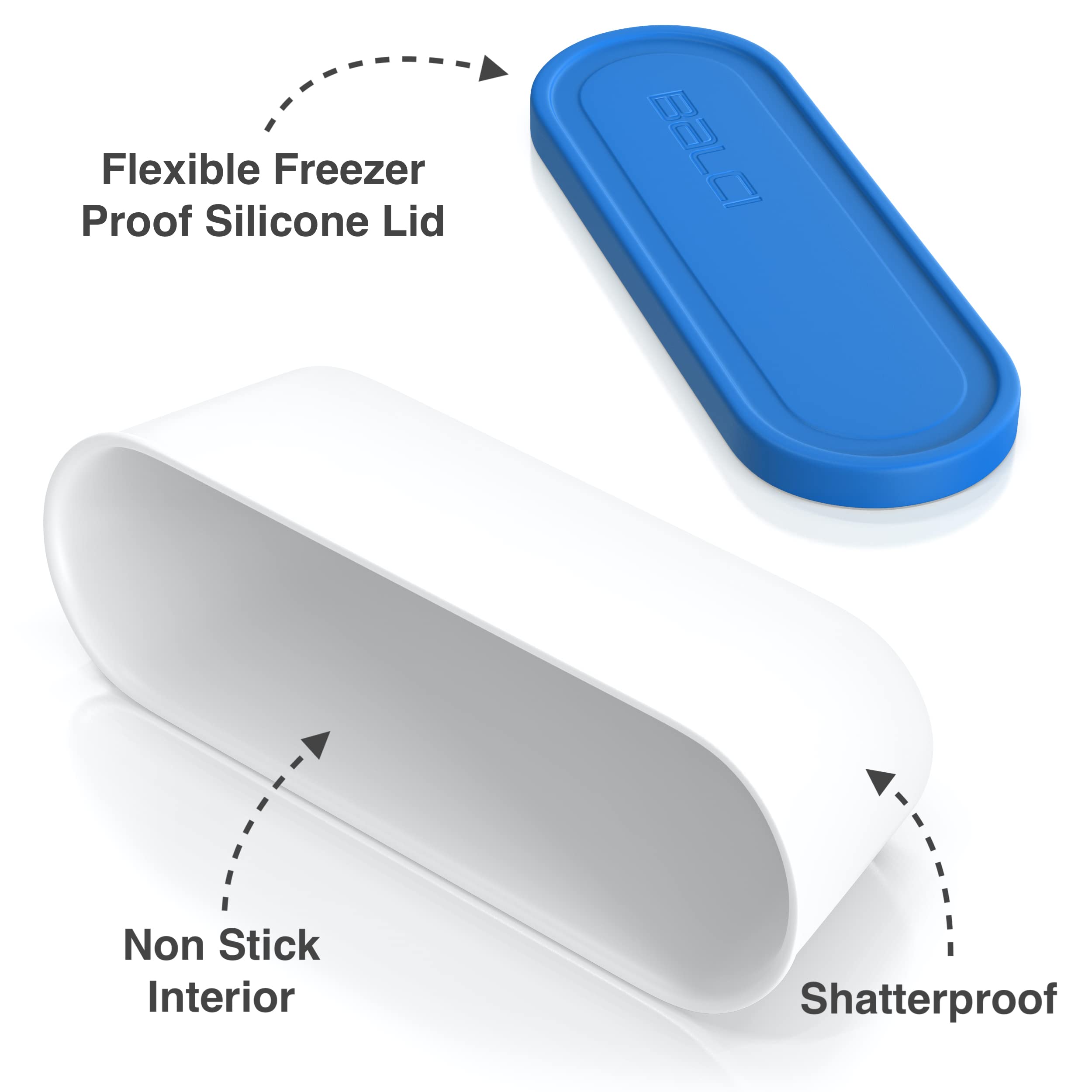 Diseño resistente BALCI, ideal para uso repetido en congeladores.