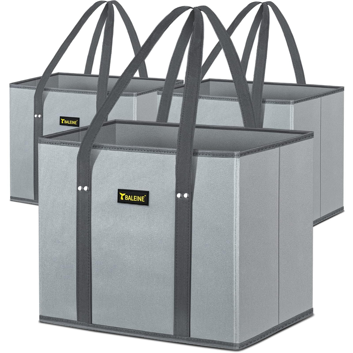 Baleine bolsa con fondo reforzado para sostener compras pesadas