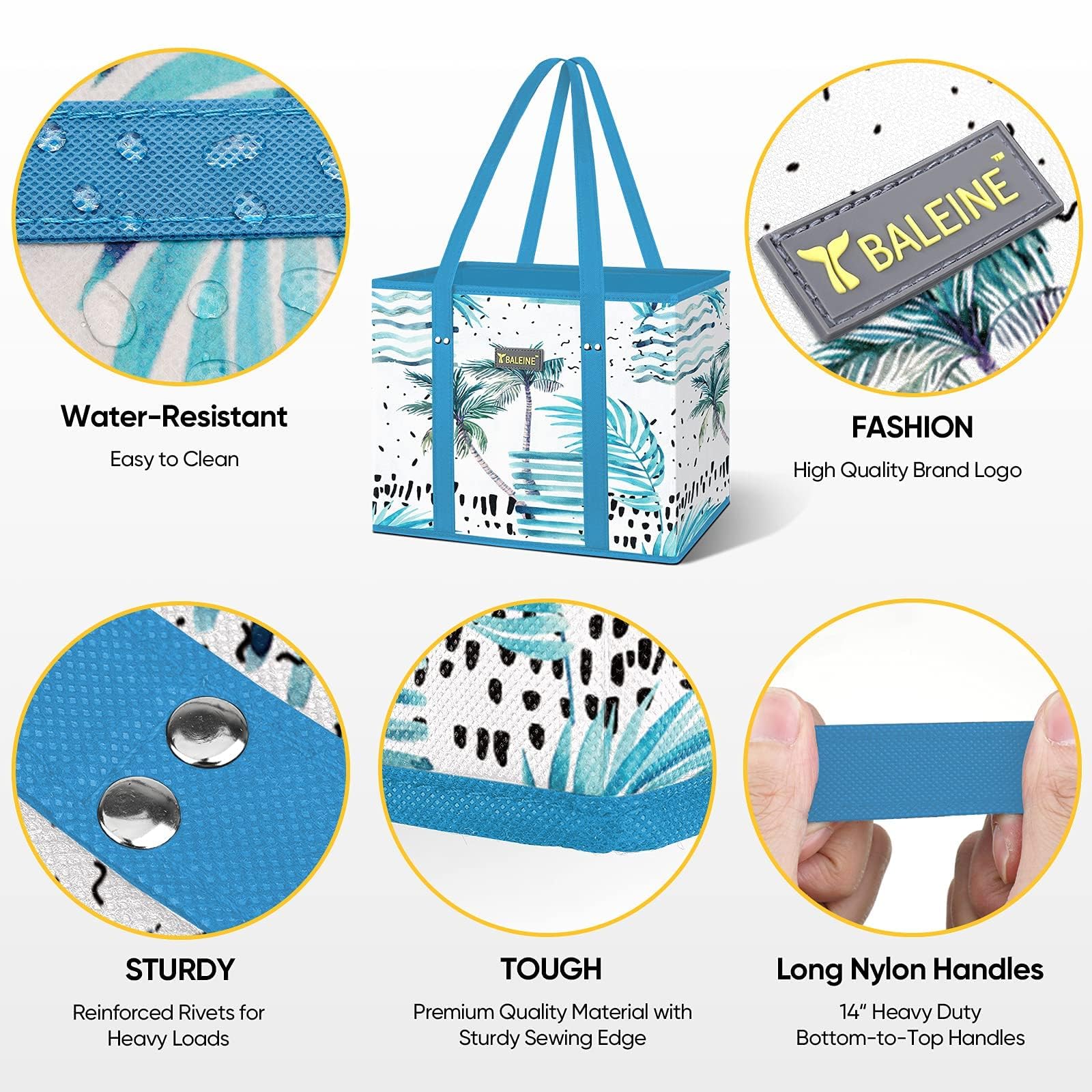 BALEINE 3Pk bolsas para organización en carrito y transporte eficiente