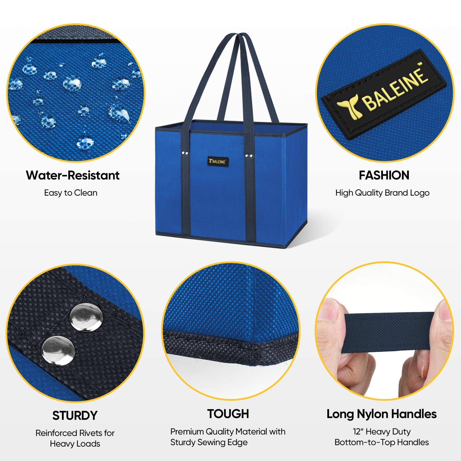 BALEINE bolsa azul resistente al agua para actividades al aire libre