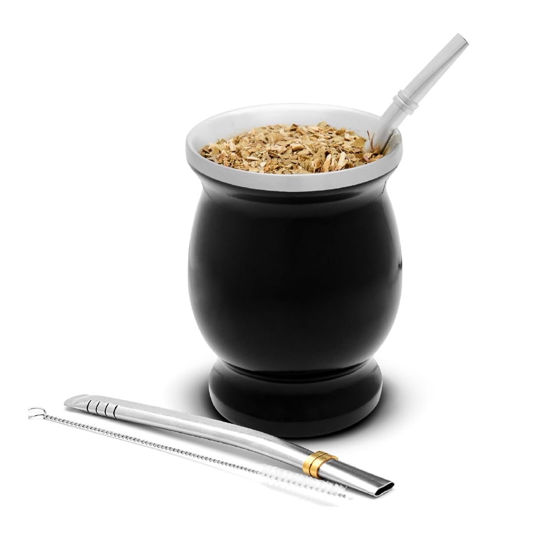 BALIBETOV copa de mate de acero inoxidable de doble pared para mantener la temperatura.