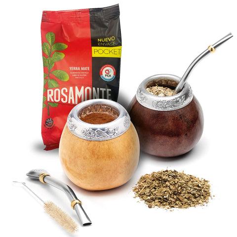 BALIBETOV set de yerba mate con dos calabazas para compartir momentos.