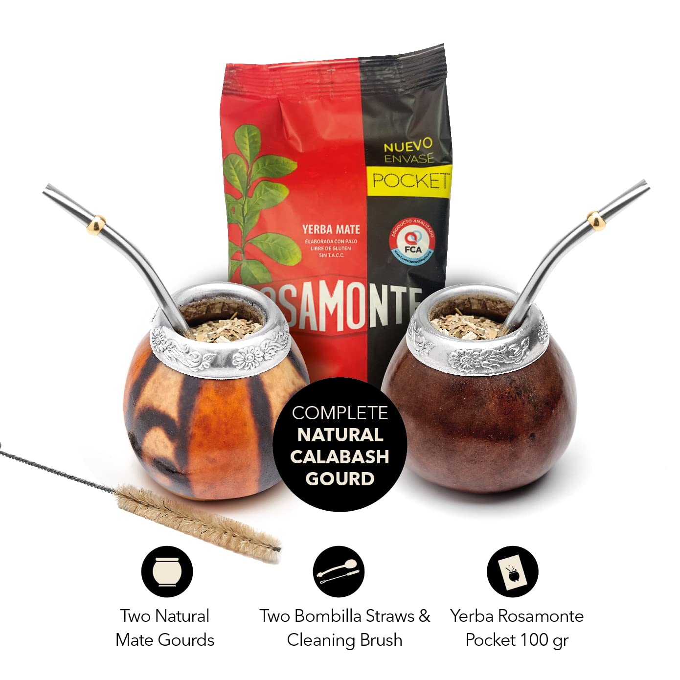 BALIBETOV yerba mate en hojas sueltas de 100 g para varios momentos de mate
