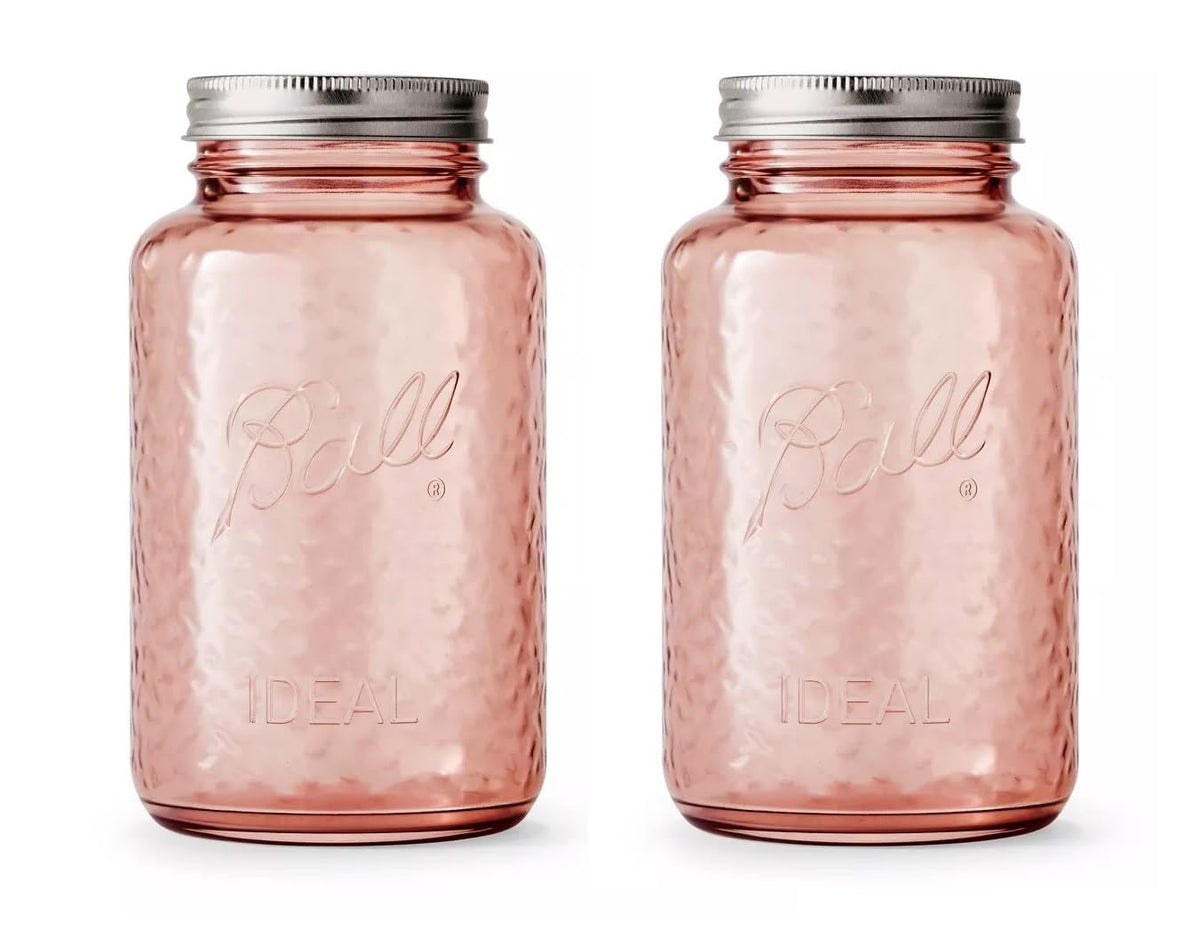 Ball Edición Coleccionista Rosa: frascos de conservación con tapa y aro, ideales para conservar.