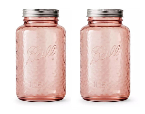 Ball Edición Coleccionista Rosa: frascos de conservación con tapa y aro, ideales para conservar.