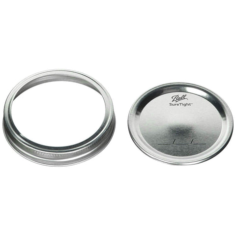 Ball tarro mason boca-ancha 64-onzas, almacenamiento seguro para proyectos caseros.