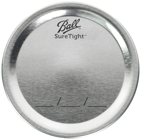 Ball tarro mason boca-ancha 64-onzas, empaque resistente para transporte.