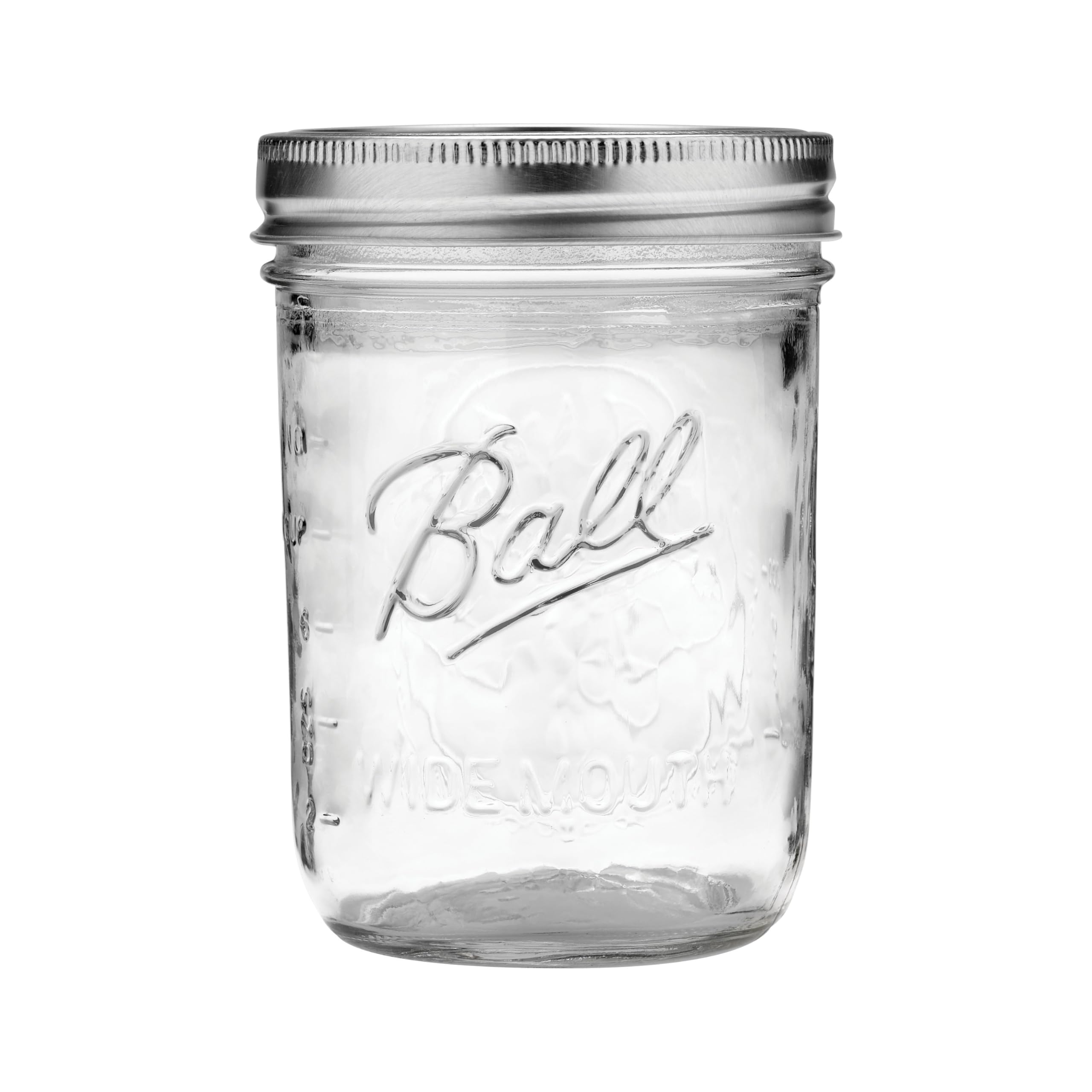 Ball tarros Mason boca ancha 16 oz para canning con tapas y bandas incluidas