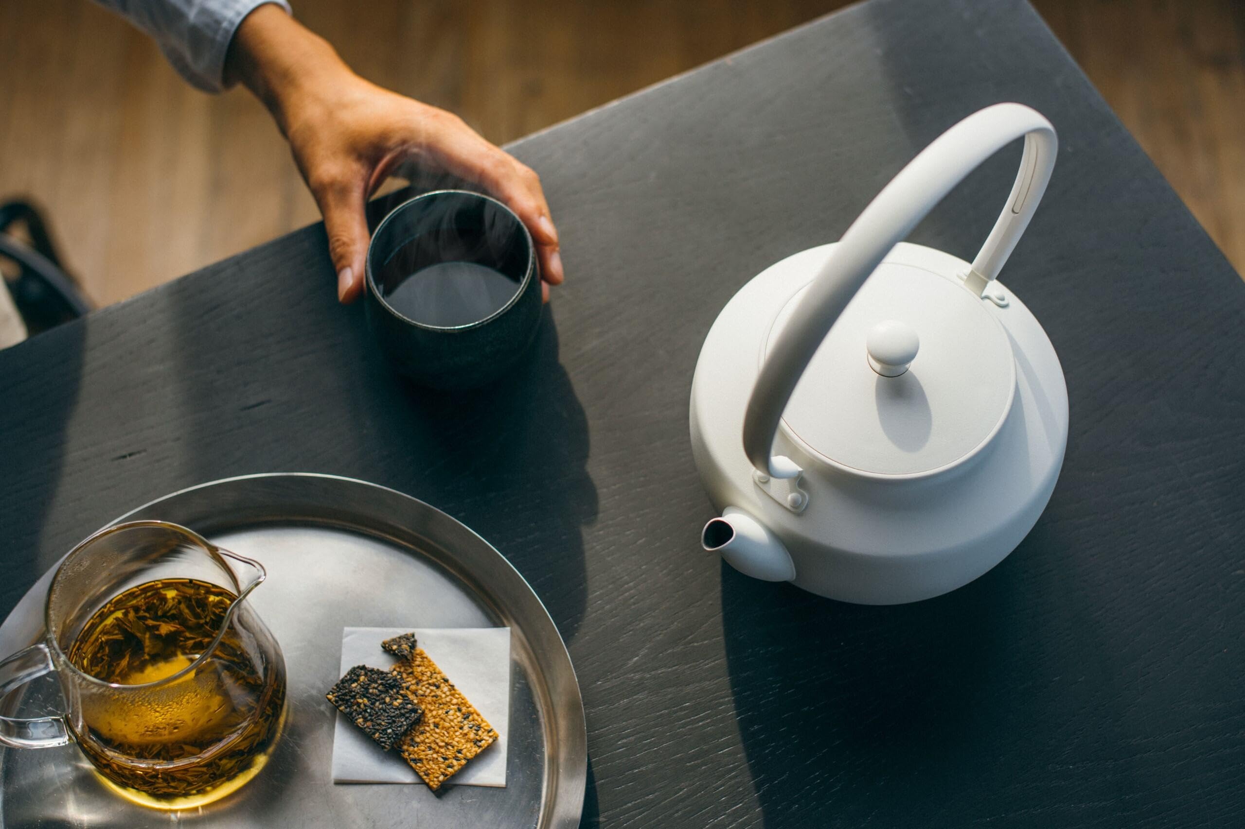 Capacidad de 900 ml para múltiples recargas BALMUDA MoonKettle