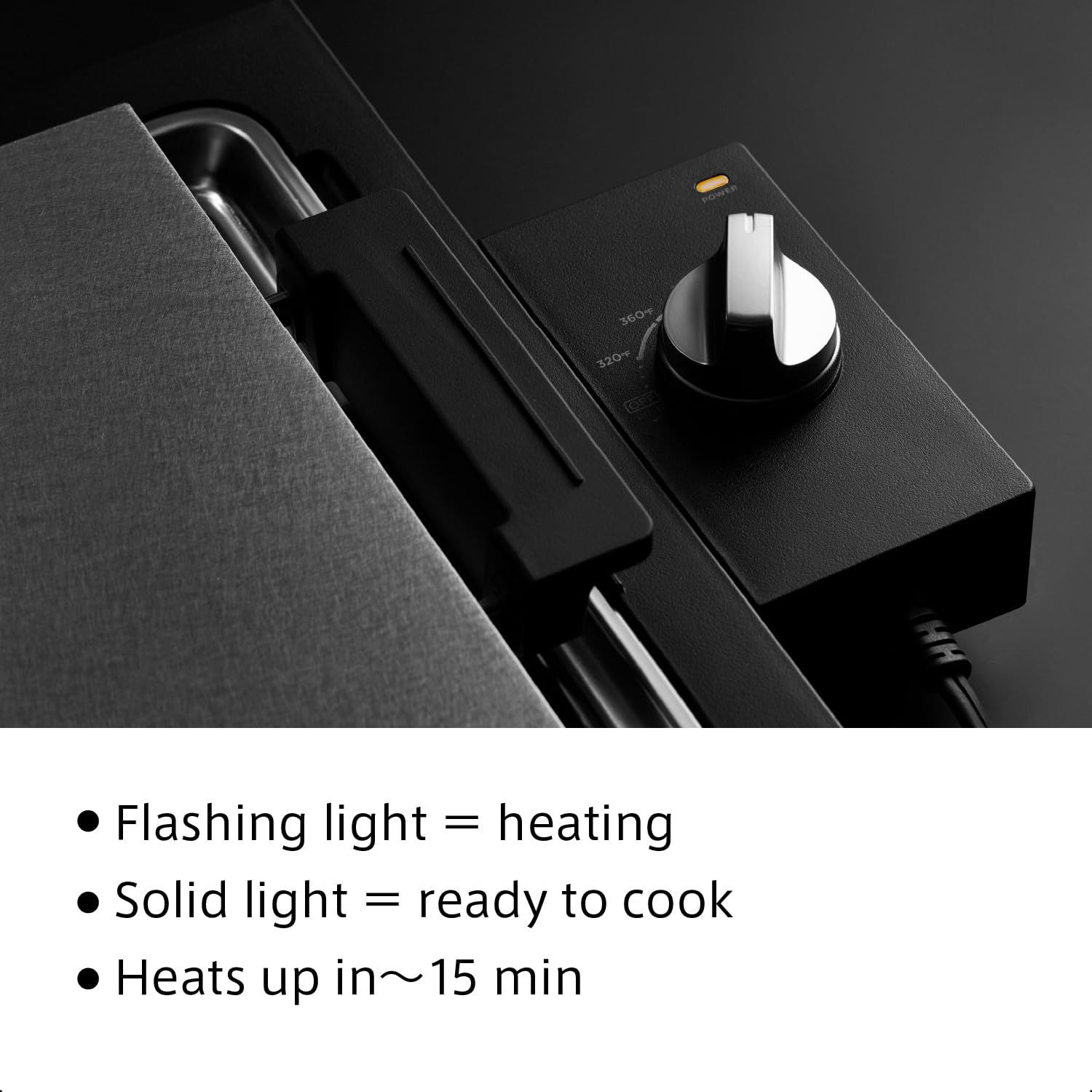 BALMUDA The Teppanyaki cuatro ajustes de calor para diferentes recetas