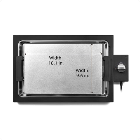 BALMUDA The Teppanyaki placa de 6 6 mm mantiene calor uniforme