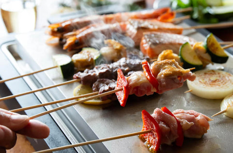 BALMUDA The Teppanyaki superficie resistente a cuchillos y fácil de limpiar