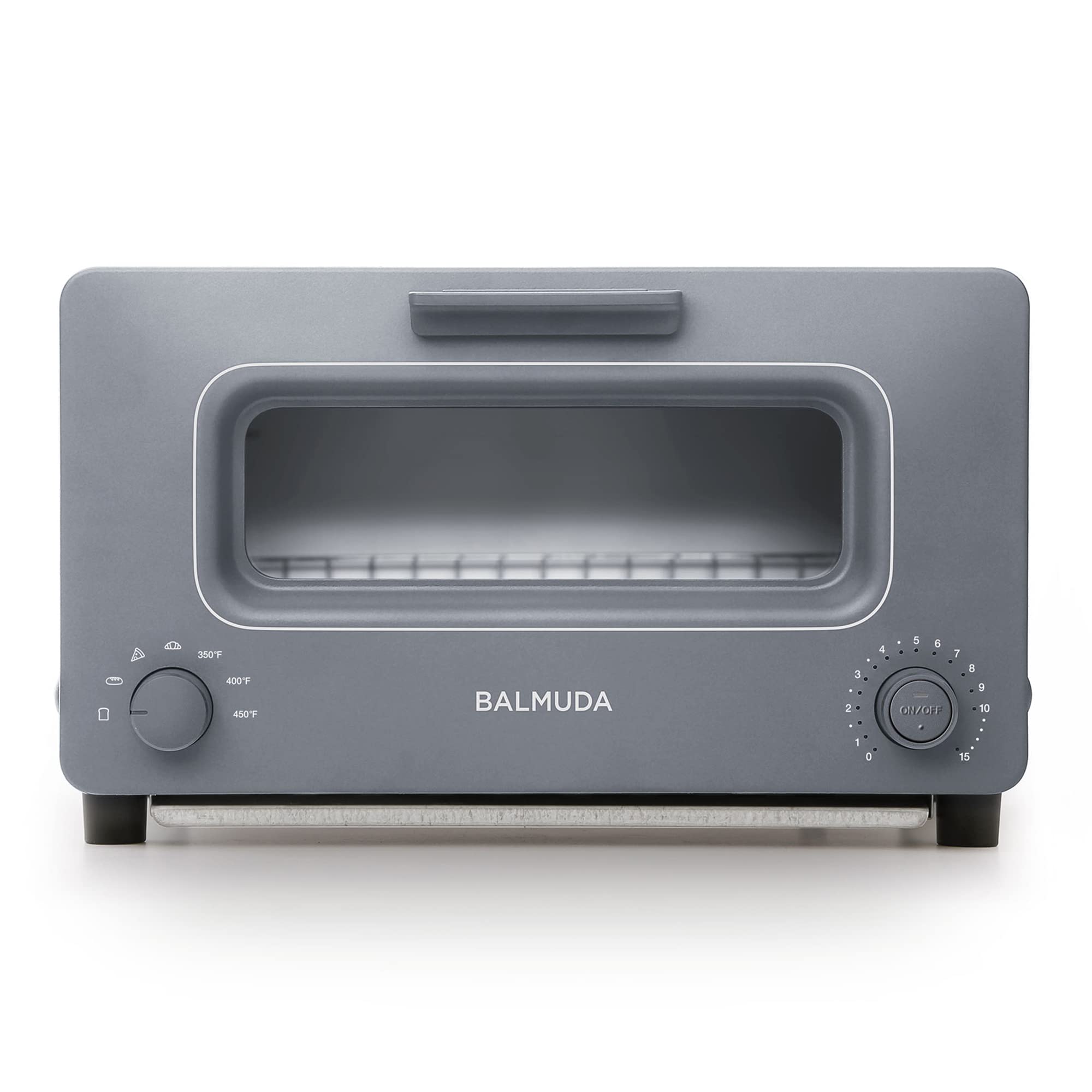 BALMUDA Tostadora exterior-minimalista para cocinas modernas y elegantes.