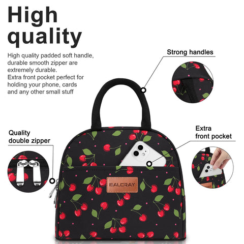 BALORAY bolsa con interior forro aluminio resistente al agua para verdura o comida