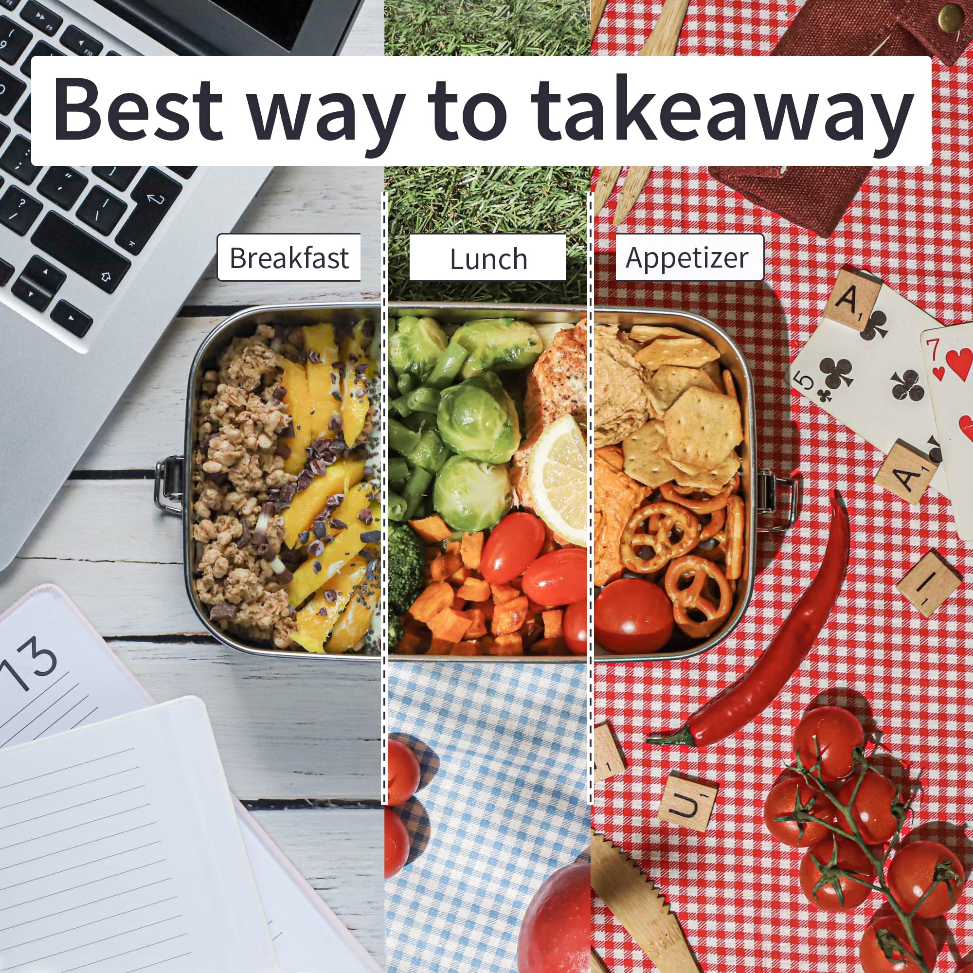 Bambaw lunchbox ideal para desayuno, almuerzo o cena