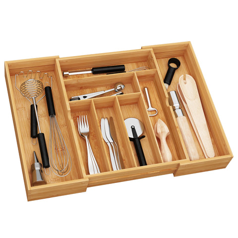 BAMEOS organizador cajon extensible de 3 pulgadas para ordenar utensilios