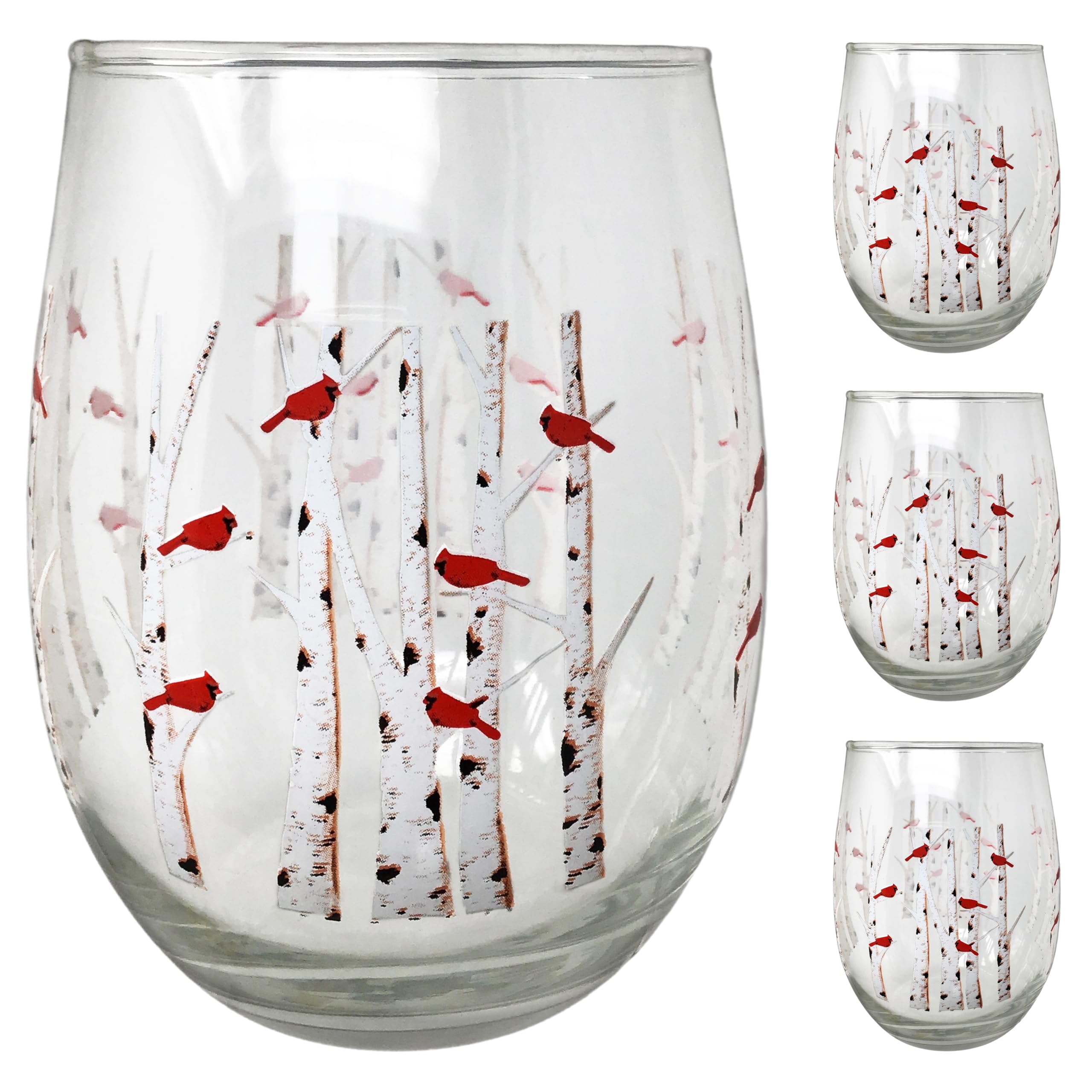 Regalo de Navidad BANBERRY DESIGNS con set de copas sin tallo