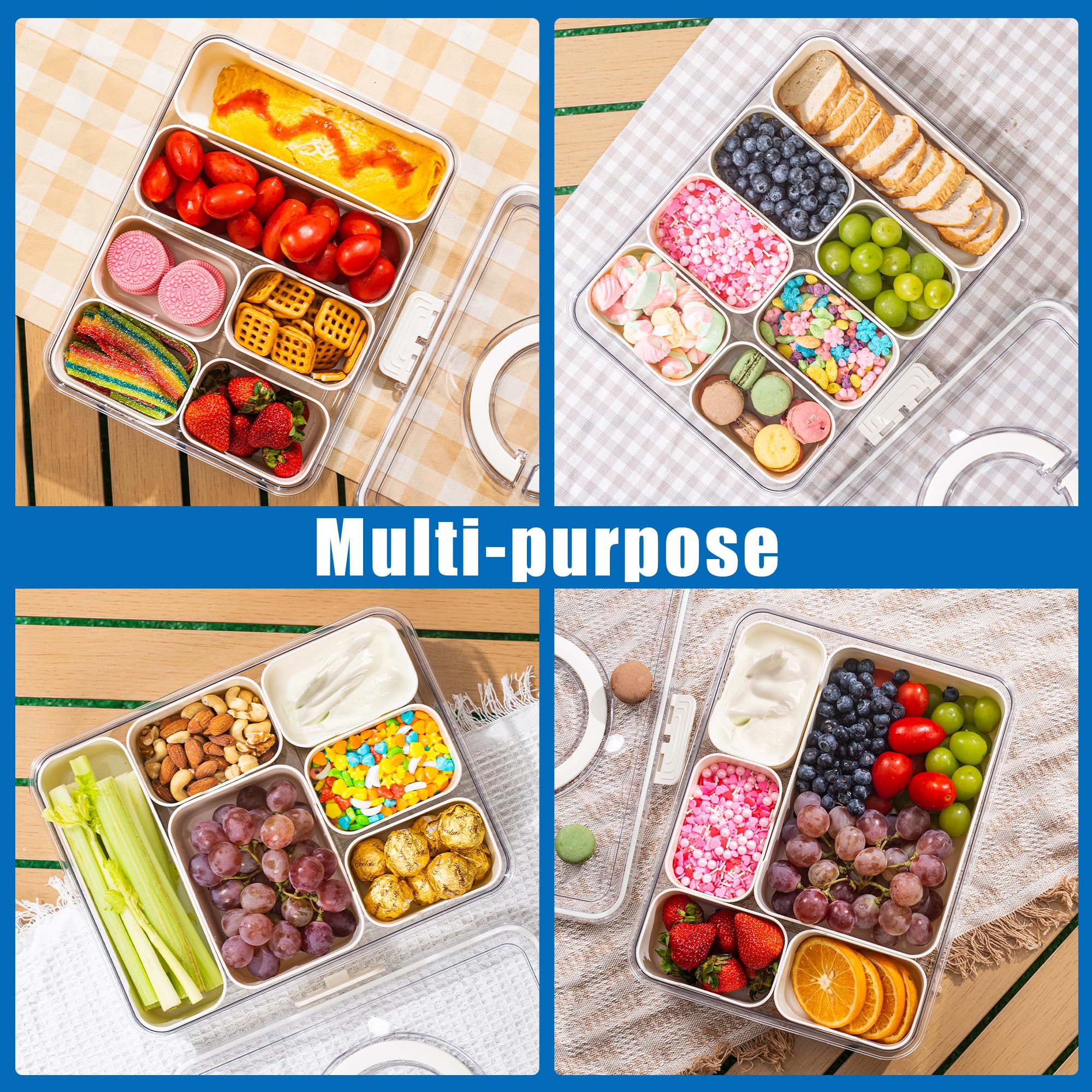 Bandesun transporte seguro de aperitivos, diseño práctico para mover el buffet.