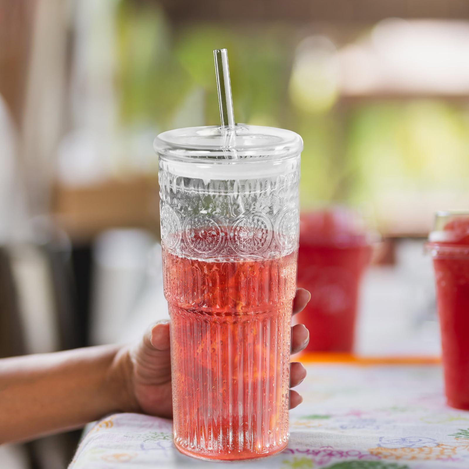 Bandesun vaso de cristal versátil para café, té y smoothies