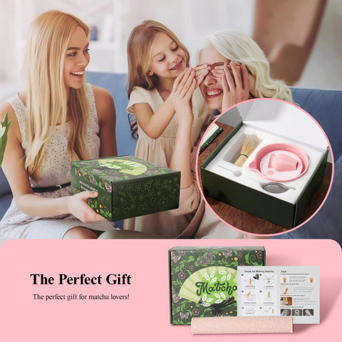 Bandiction caja regalo elegante para presentar el set de matcha