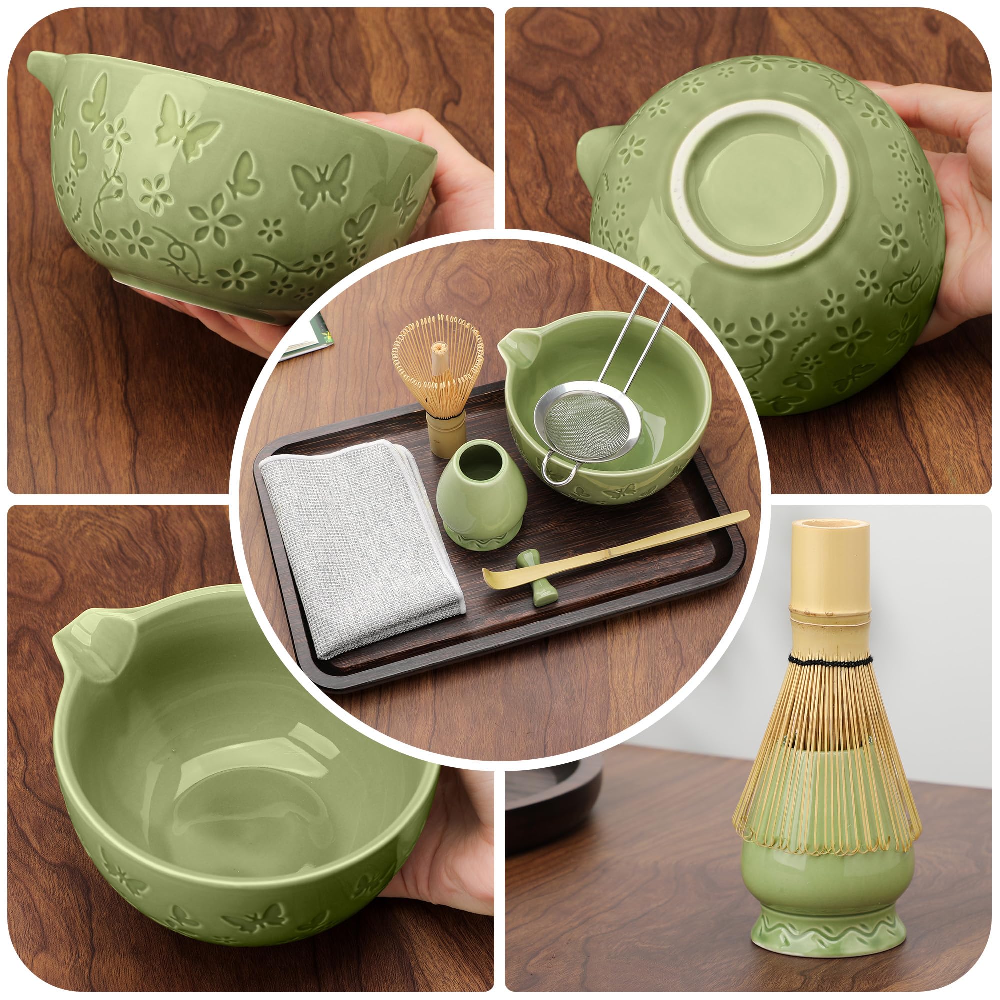 Bandiction soporte para batidora de matcha, secado ordenado y mayor durabilidad.