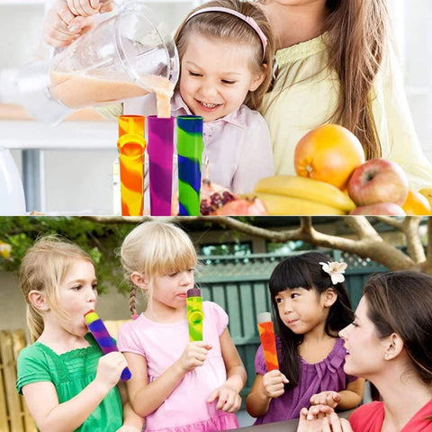 Bangp paletas de silicona colores mixtos para meriendas divertidas