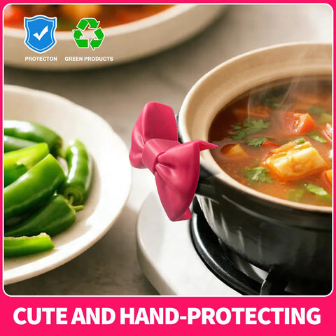 Banvih guante de olla lazo, diseño adorable para cocinar con estilo.