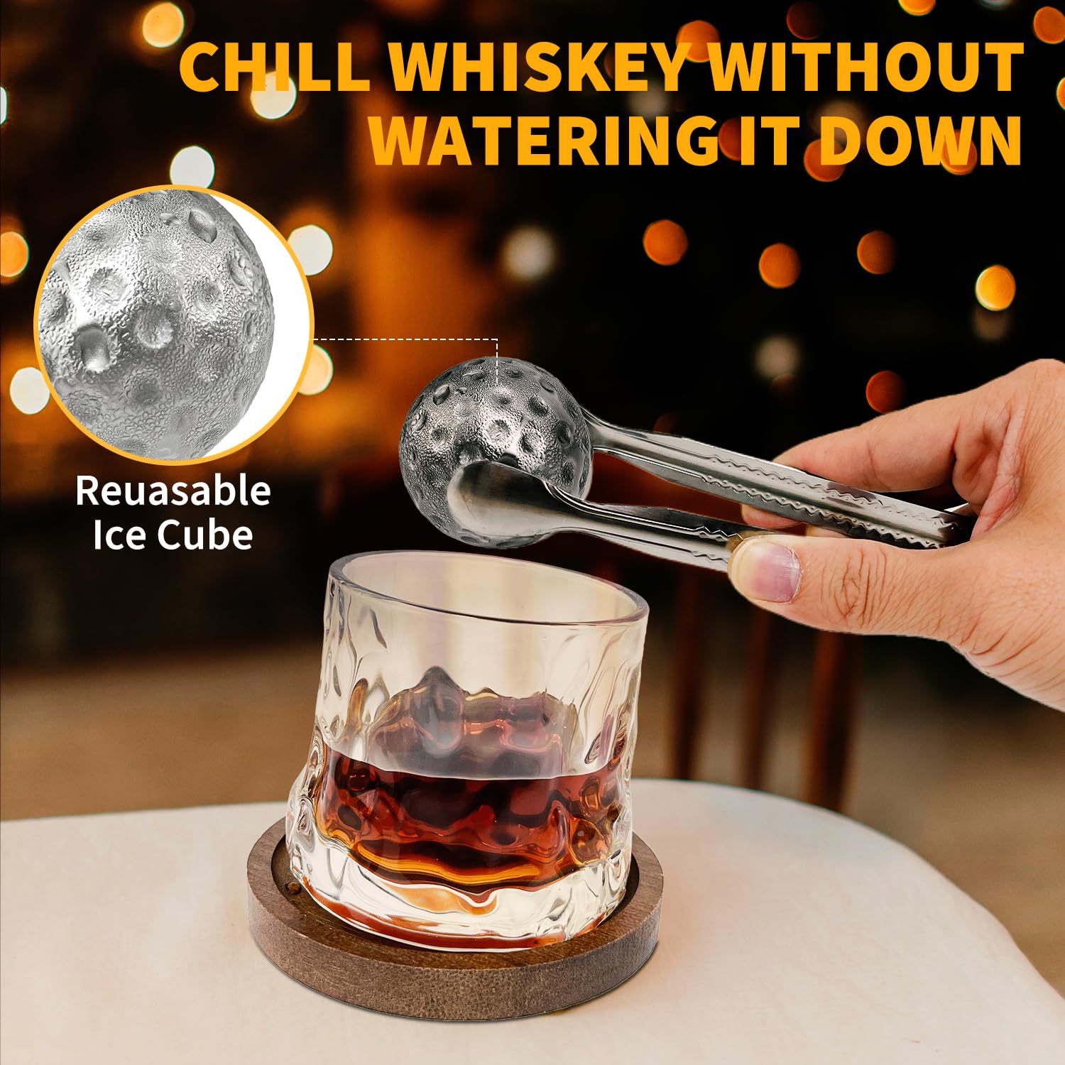 Banvih vasos con patrón de golf para servir con estilo.
