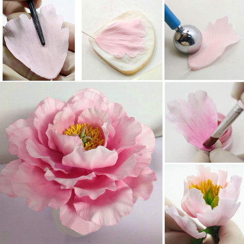 Baotongle pinceles para fondant y pintura, acabados suaves