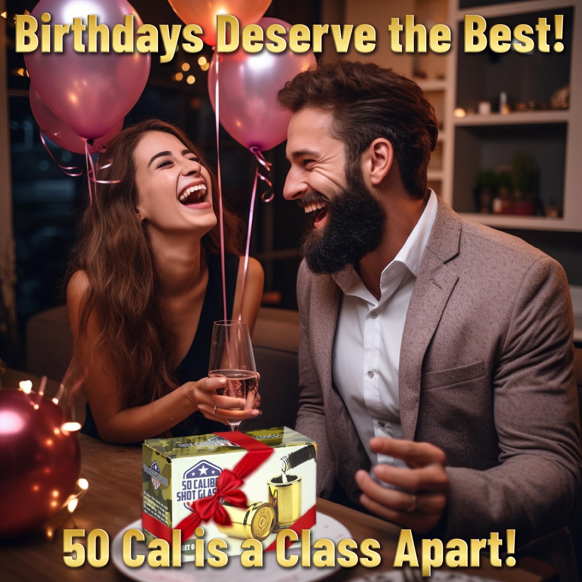 Barbuzzo diseño original en cerámica resistente para chupitos calibre 50
