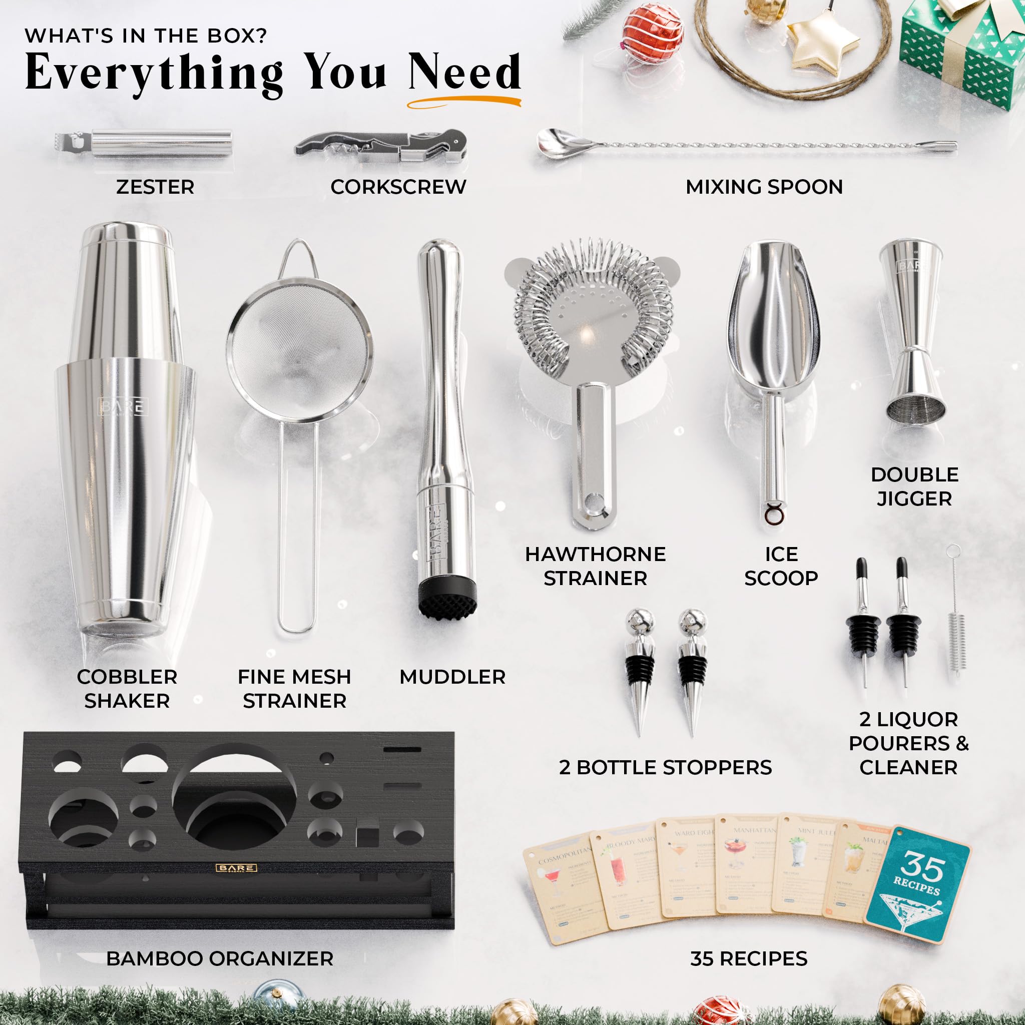 Bare Barrel cartas de recetas 35 ideas para probar sabores