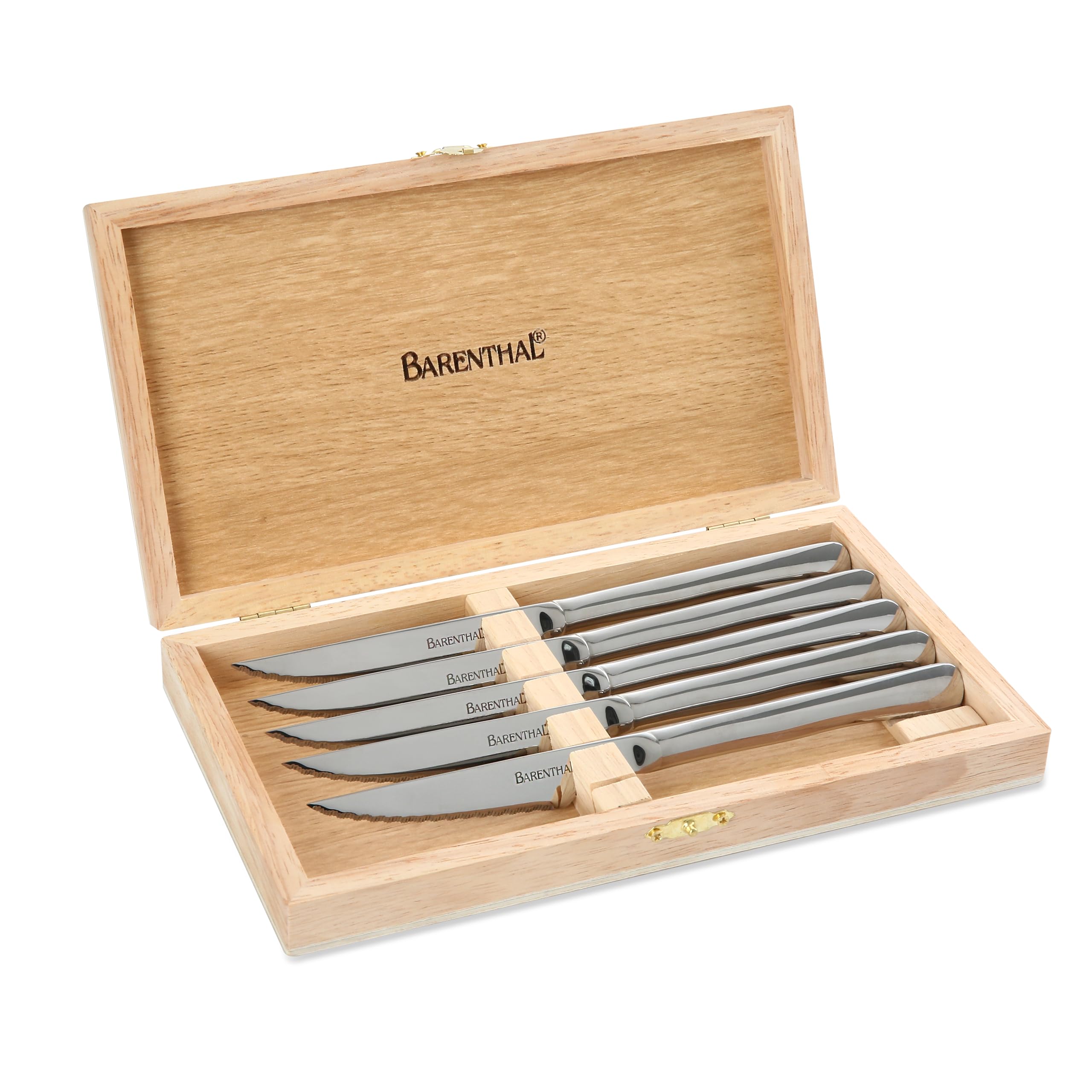 Barenthal cuchillos de bistec, conjunto 6 en caja, ideal para regalo y mesa.