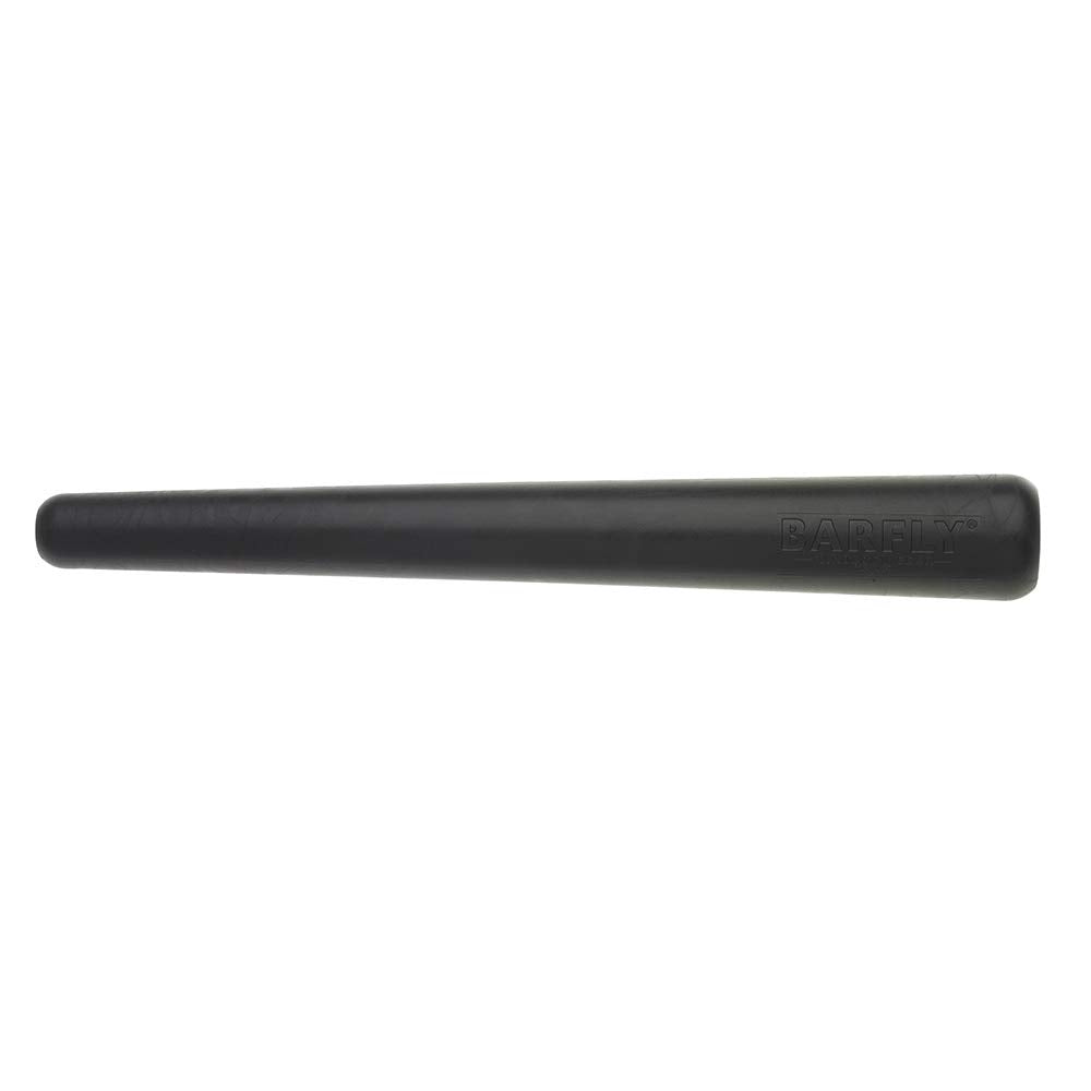 Barfly Muddler 12 pulgadas deluxe de composite negro para extracción eficiente de hierbas