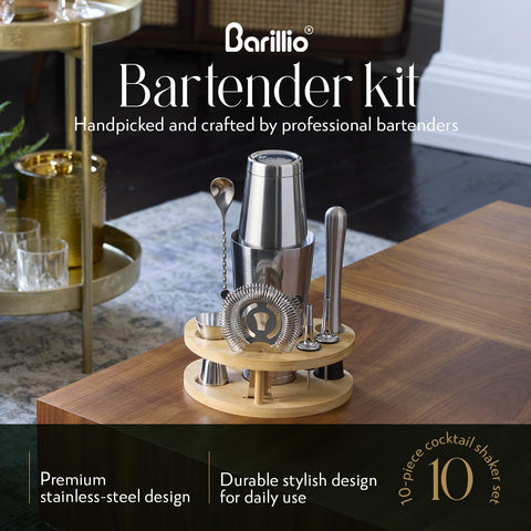 Barillio Elite Kit: muddler para mojitos que libera aromas y sabores.