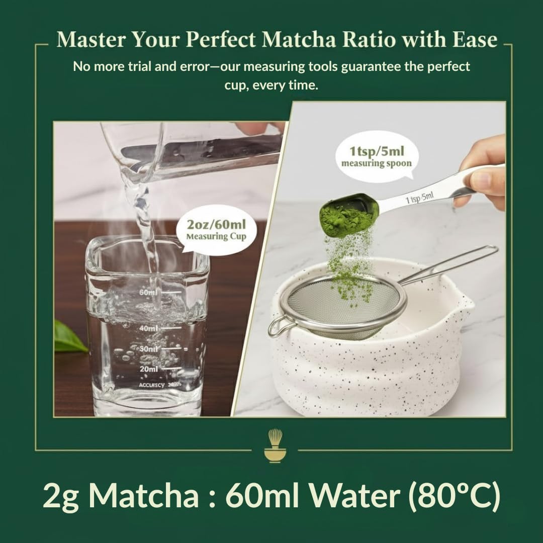 Barista Emperor tamiz matcha, filtra polvo para un sabor suave