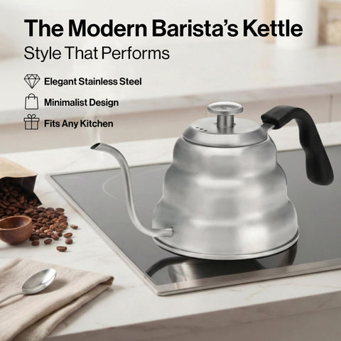 Barista Warrior apto para todo tipo de cocinas, incluidas inducción