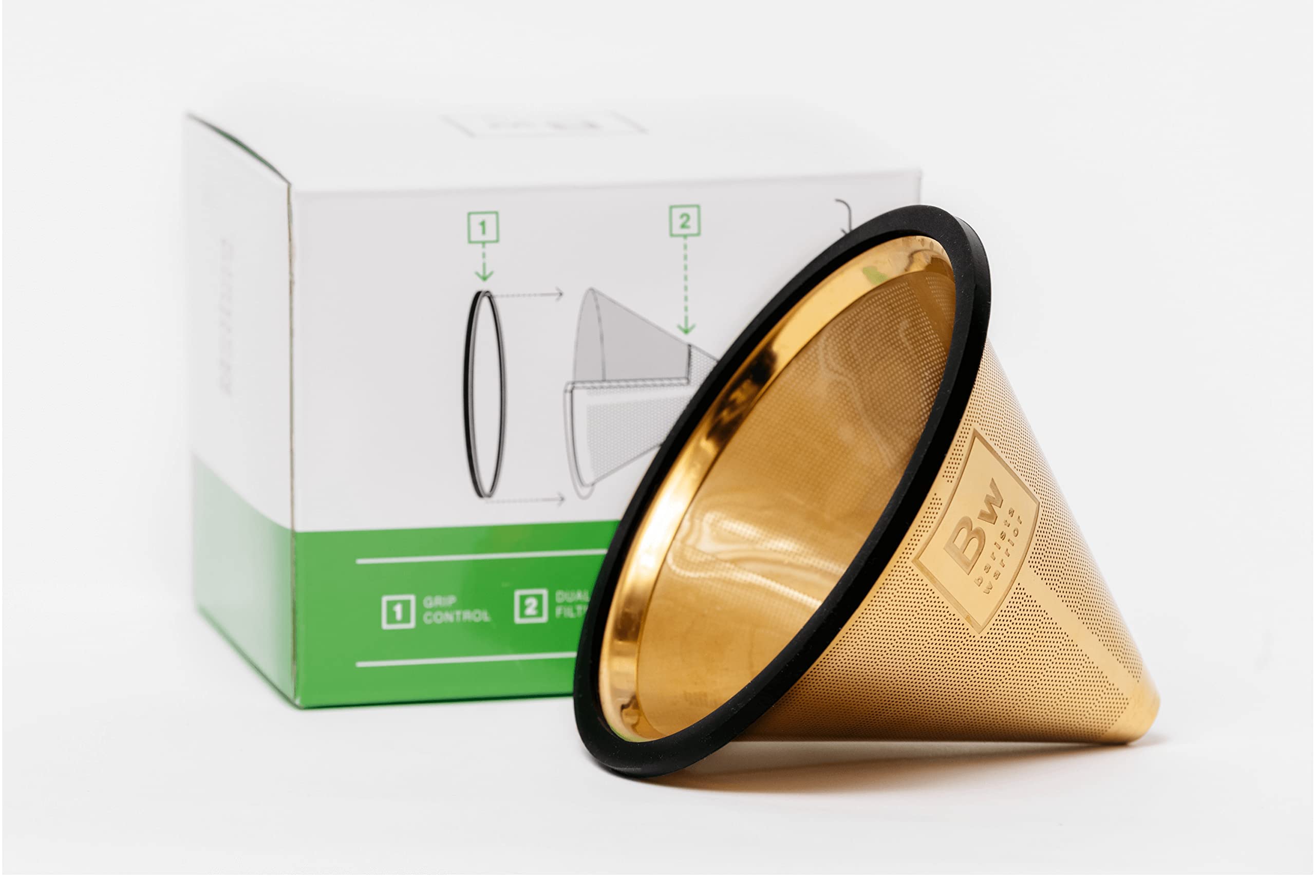 Barista Warrior compatible con Hario V60 02/03 para vertidos uniformes.