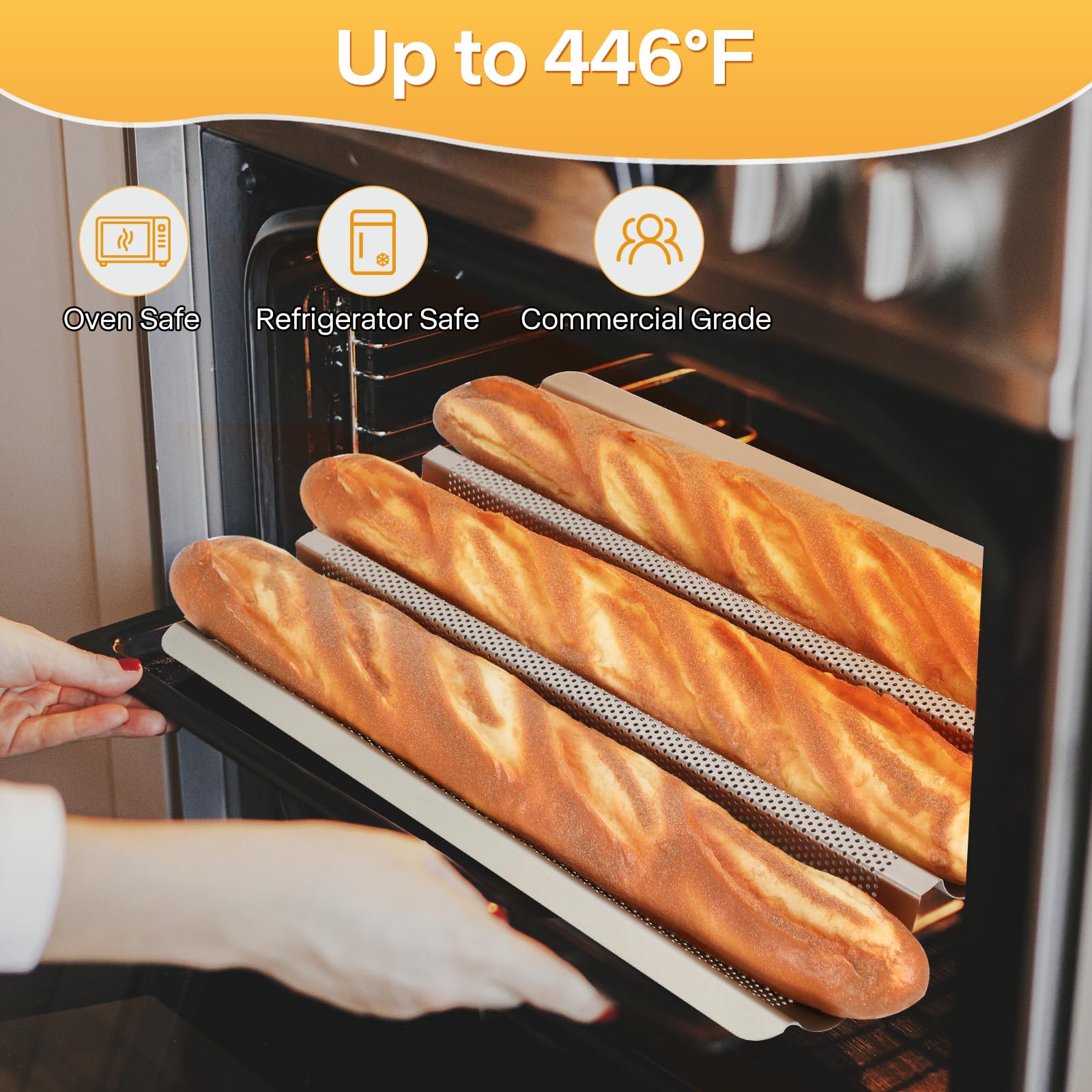 Barlket horno apto para pan francés y baguettes