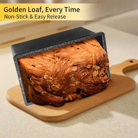 Barlket Molde con tapa para pan y recetas pequeñas, almacenamiento eficiente.