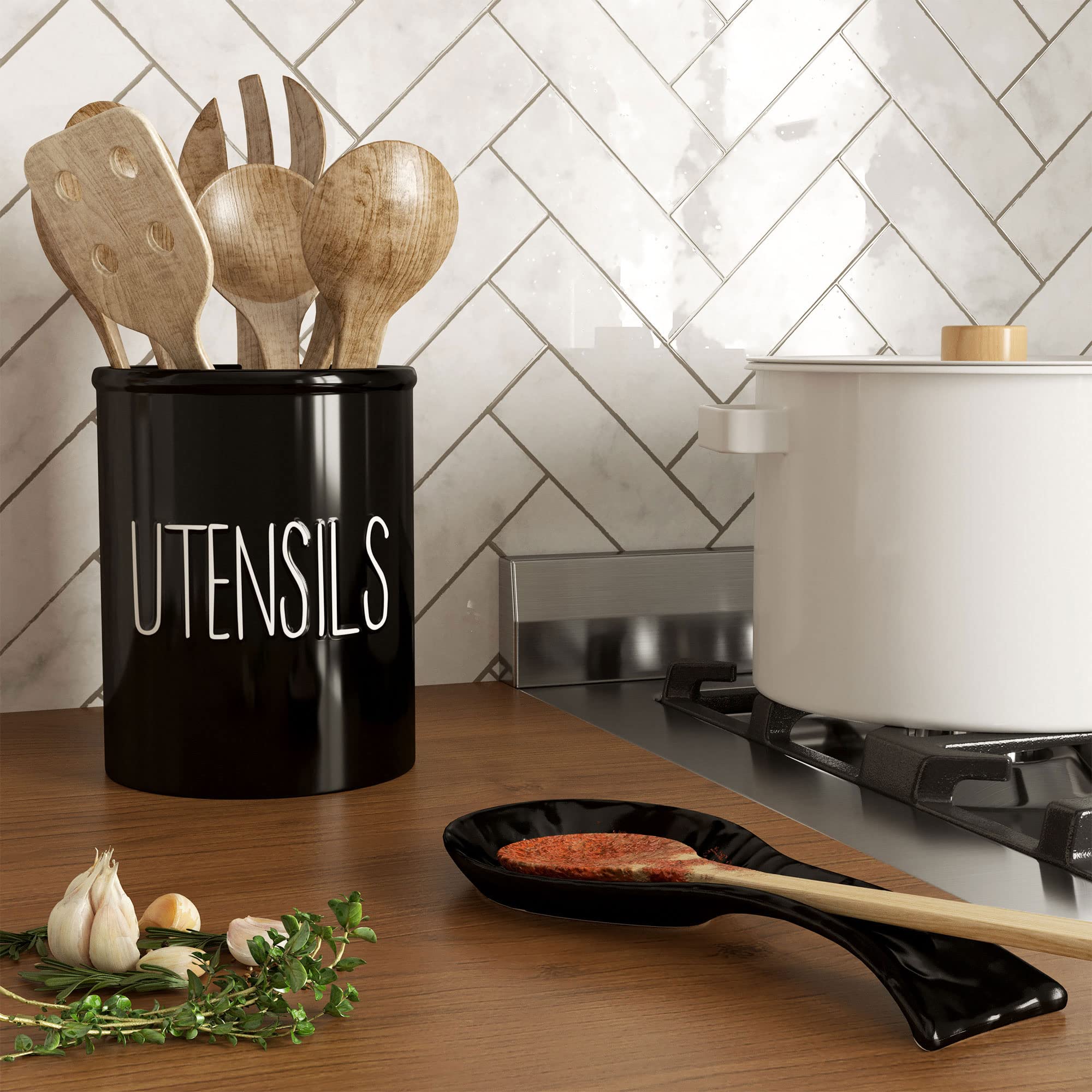 Barnyard Designs diseño grande para utensilios de cocina
