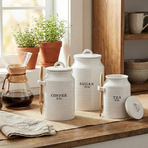 Barnyard Designs tapas de silicona para cierre hermético en tarros cerámicos