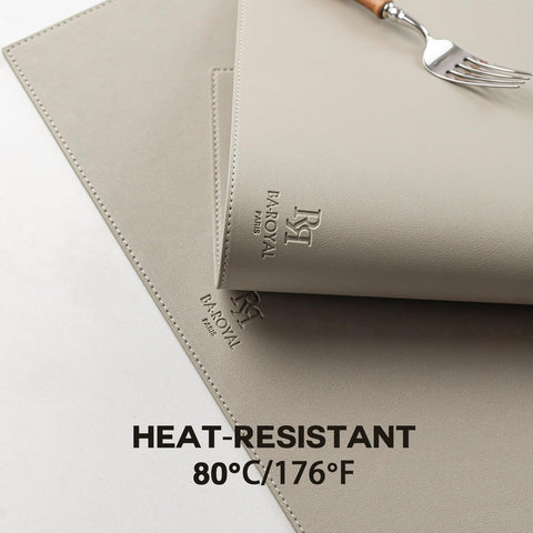 Baroyal mantel resistente al calor, Almendra-Abedul, soporta platos calientes sin dañar la mesa