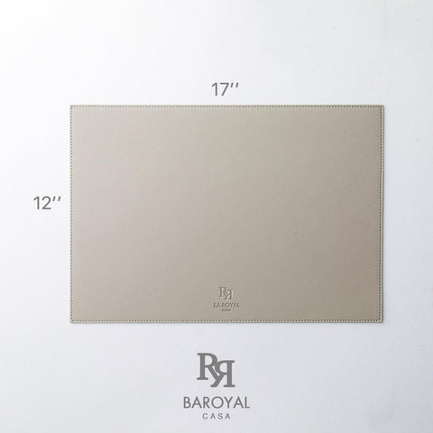 Baroyal mantel de tamaño 30x43 cm, Almendra-Abedul, ajuste cómodo para cada comensal