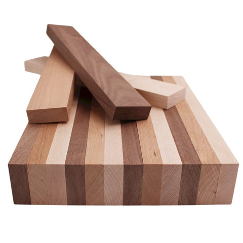 Barrington Hardwoods tabla de nogal con veta intensa, ideal para tablas de cortar duraderas
