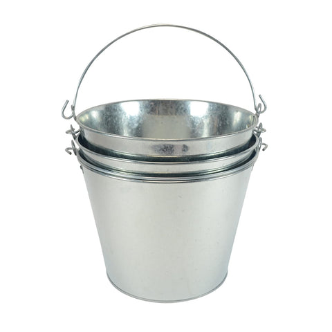 BARsics balde galvanizado para cerveza en hielo, ideal para fiestas