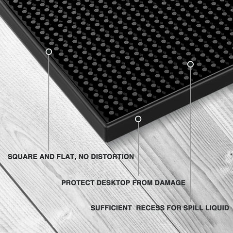 BARsics alfombrilla anti-derrame para vaso y coctelera.